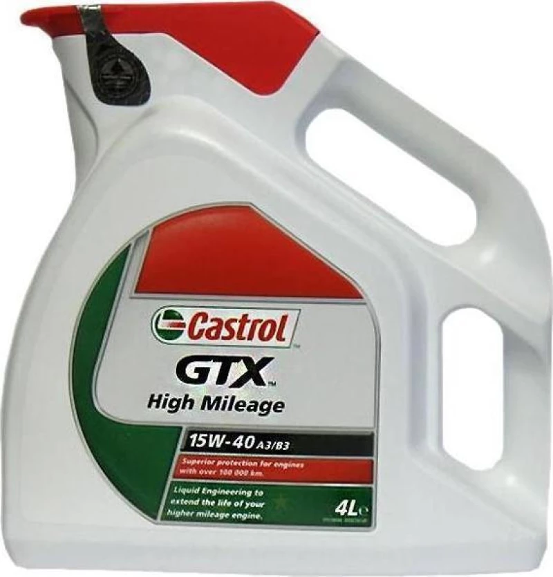 Castrol GTX High Mileage A3/B3 15W-40 4lt