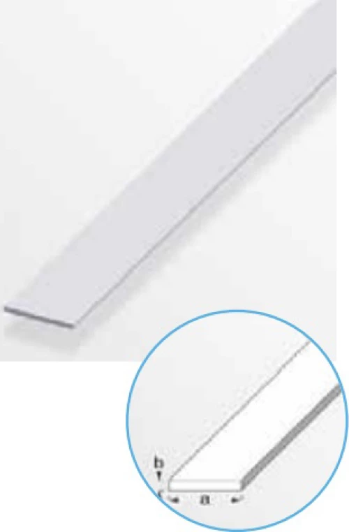 Βέργα Πλακέ Αλουμινίου 100x20x0.5mm