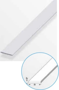 Βέργα Πλακέ Αλουμινίου 100x20x0.5mm