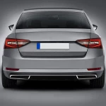 S-dizayn Διακοσμητικά Χρώμια Εξάτμισης για Skoda Superb 4D 2015