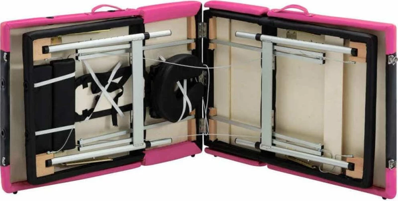vidaXL Κρεβάτι Μασάζ Φυσικοθεραπείας 4 Θέσεων Δίχρωμο