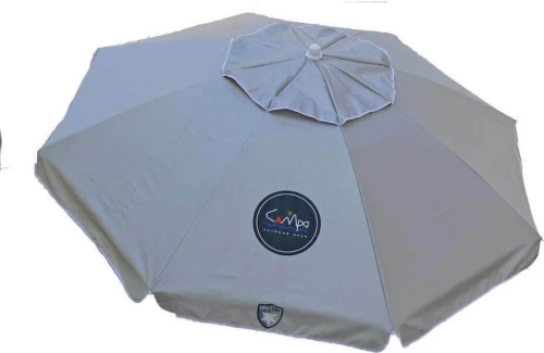 Ομπρέλα Θαλάσσης Campo Retro Silver/Beige 1.90m