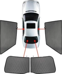 CarShades Πλαϊνά Σκίαστρα Σετ για Volvo S60 2010 4D 4τμχ