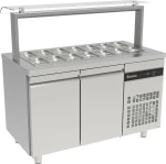 Inomak Βιτρίνα Συντήρησης Δαπέδου 136x70x131.5εκ. ZVF99