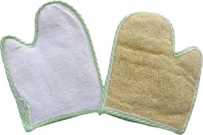 Beauty Spring Γάντι Λούφα & Πετσέτα με Αντίχειρα