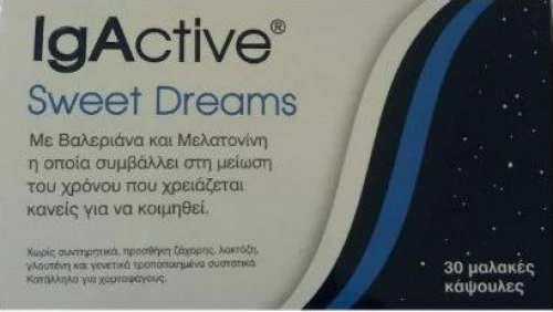 IgActive Sweet Dreams 30 μαλακές κάψουλες