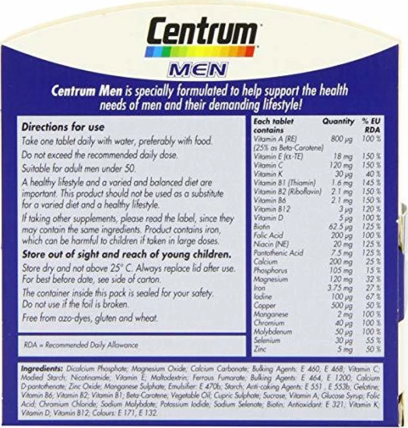 Centrum Men 30 ταμπλέτες