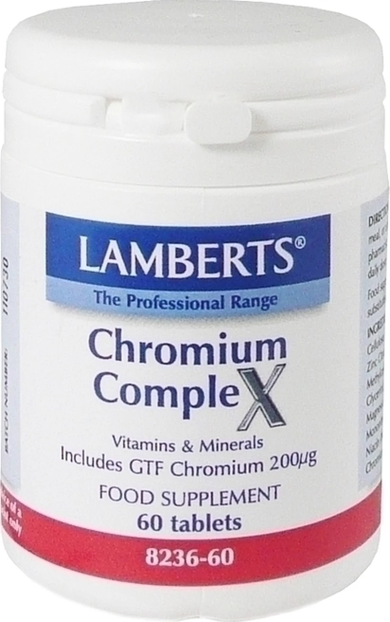 Lamberts Chromium Complex 200μg 60 ταμπλέτες