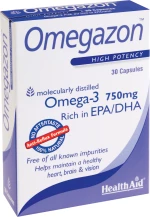 Health Aid Omegazon Omega-3 750mg 30 μαλακές κάψουλες