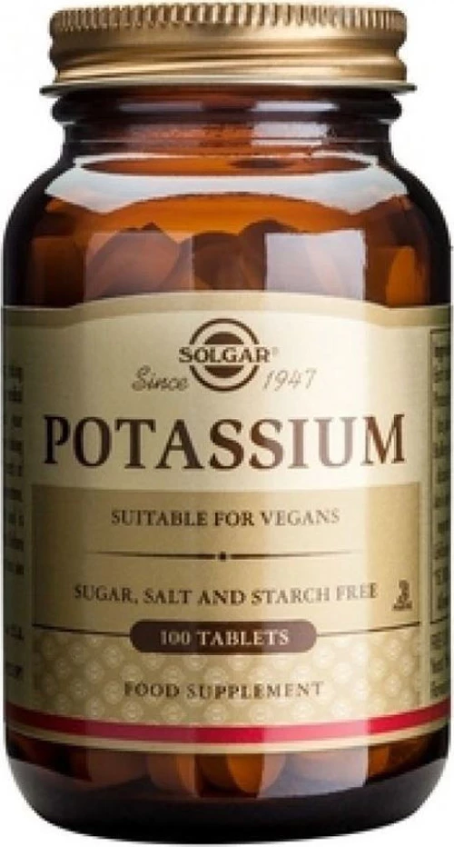 Solgar Potassium Gluconate 99mg 100 ταμπλέτες