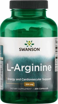 Swanson L-Αrginine 500mg 200 κάψουλες