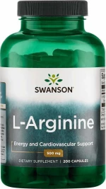 Swanson L-Αrginine 500mg 200 κάψουλες