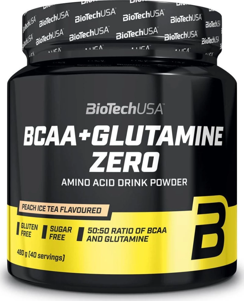 Biotech USA BCAA & Glutamine Zero 480gr Peach Ice Tea