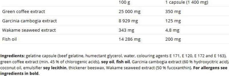 Nutrend Fat Direct 60 κάψουλες