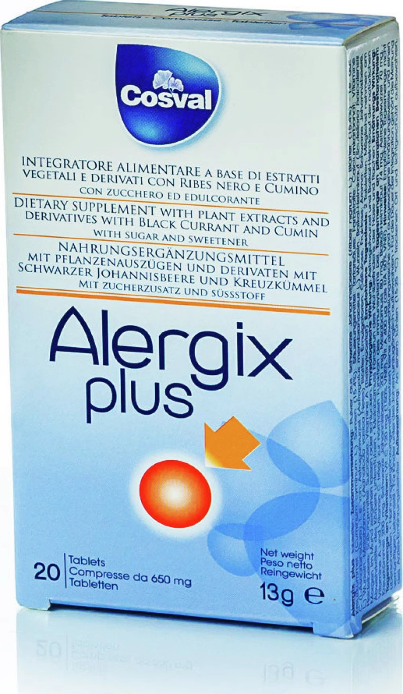 Cosval Alergix Plus 20 μασώμενες ταμπλέτες
