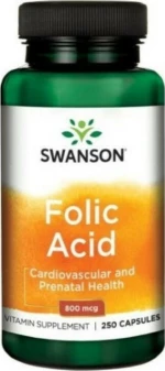 Swanson Folic Acid 250 κάψουλες
