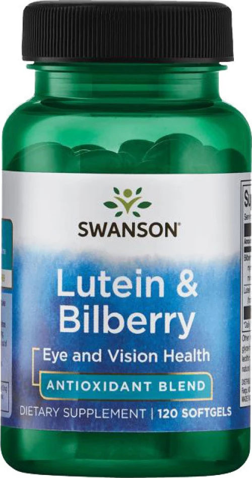 Swanson Lutein & Bilberry 120 μαλακές κάψουλες