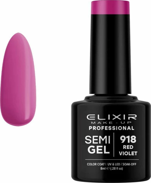Elixir Semi Gel 918 Red Violet 8ml