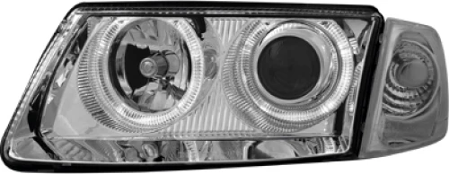 Dectane Μπροστινά Φανάρια Angel Eyes για Volkswagen Passat 3Β/B5 (1997-2000) Χρωμίου