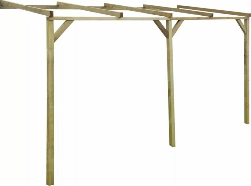 Πέργκολα Στηριζόμενη 2x4x2,2m Ξύλινη 41710