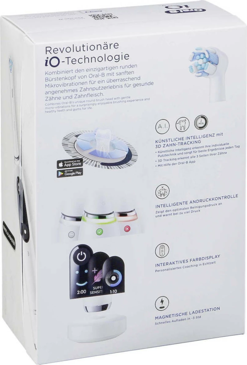 Oral-B iO Series 9N Ηλεκτρική Οδοντόβουρτσα White Alabaster