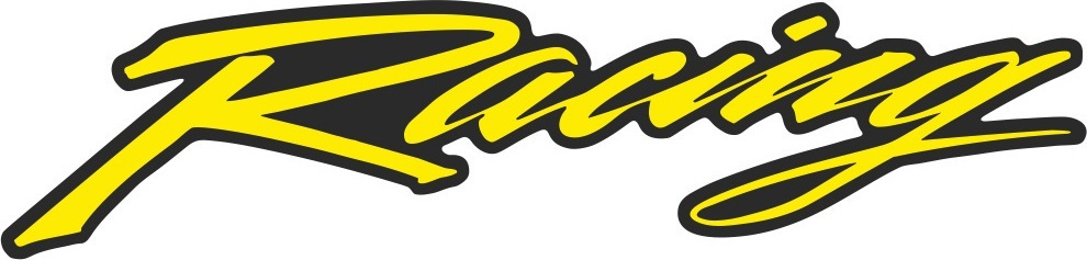 ΑΥΤΟΚΟΛΛΗΤΟ ΔΙΑΚΟΣΜΗΤΙΚΟ UNIVERSAL YELLOW RACING LABEL 10PCS RACINGYP| PRINT