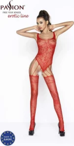 Ολόσωμο Καλσόν Κορμάκι Passion BS034 Red