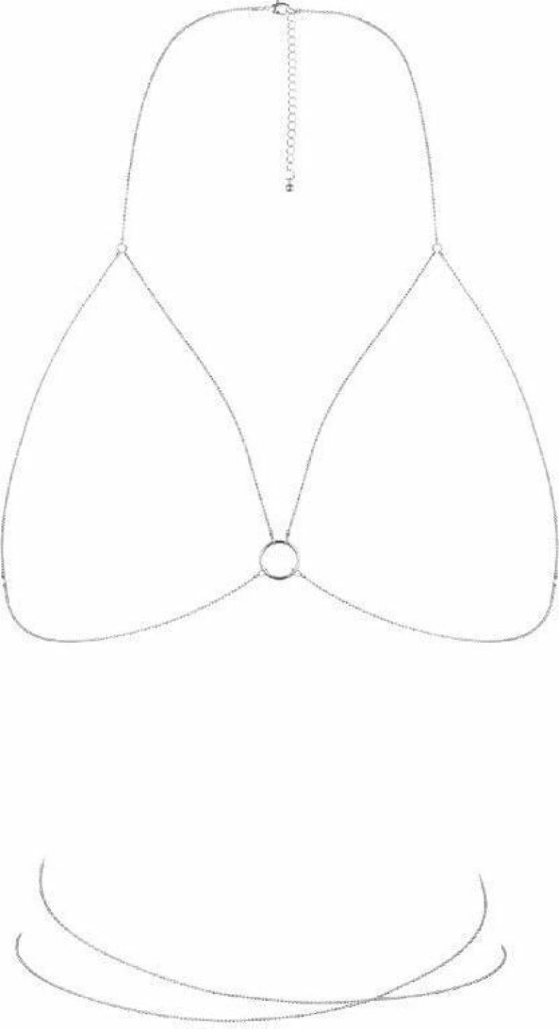 Bijoux Indiscrets Magnifique Bra Chain Silver