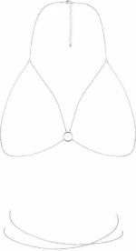 Bijoux Indiscrets Magnifique Bra Chain Silver