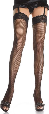 Leg Avenue 9023 Fishnet Stockings Black