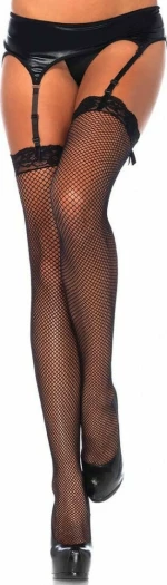 Leg Avenue 9027 Fishnet Stockings Black