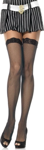 Leg Avenue 9027 Fishnet Stockings Black