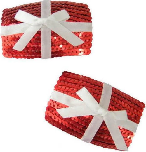 Christmas nipple cover