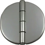 Eval Μεντεσές Inox Στρογγυλός με Καπάκι Φ64,77 mm, Βαρέως Τύπου