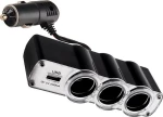 Αντάπτορας Αυτοκινήτου Wf-0120 1Usb & 3 Dc 24V/12V