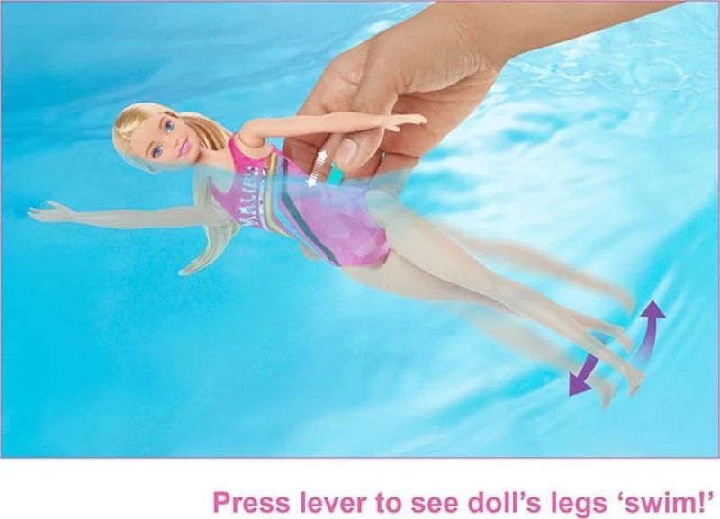 Barbie DreamHouse Adventures - Κολυμβήτρια Κούκλα