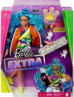 Barbie Extra Blue Curly Hair Curly Hair