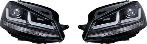 Osram Μπροστινά Φανάρια LED για Volkswagen Golf 7 Black Edition με Φώτα Ημέρας DRL 2τμχ