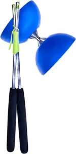 Set Acrobat 105 Rubber Diabolo Blue