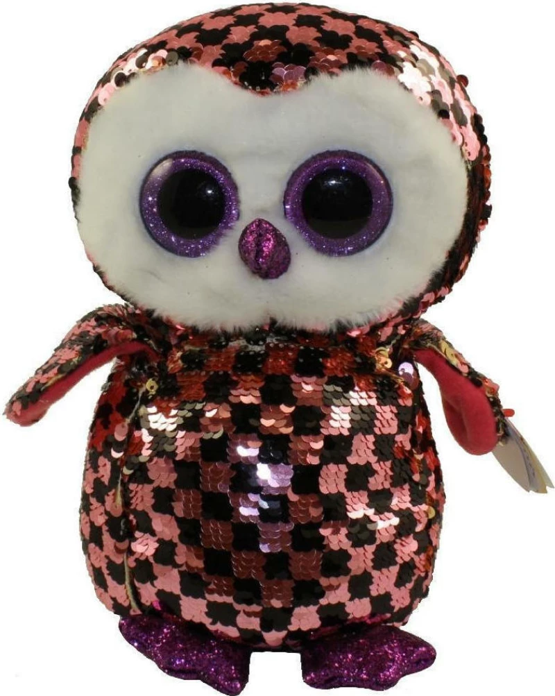 Ty Beanie Flippables Sequin Owl