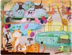 Puzzle Αφής Μια Μέρα στον Ζωολογικό Κήπο 20pcs Janod