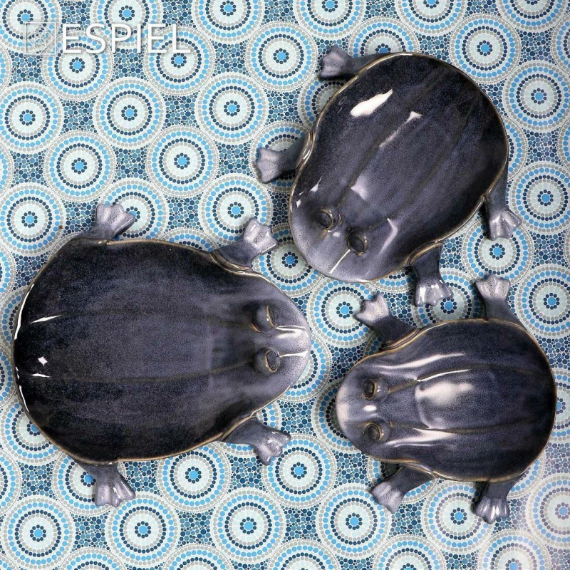 Espiel Διακοσμητική Πιατέλα Κεραμική 22.8x19.5x4.5cm