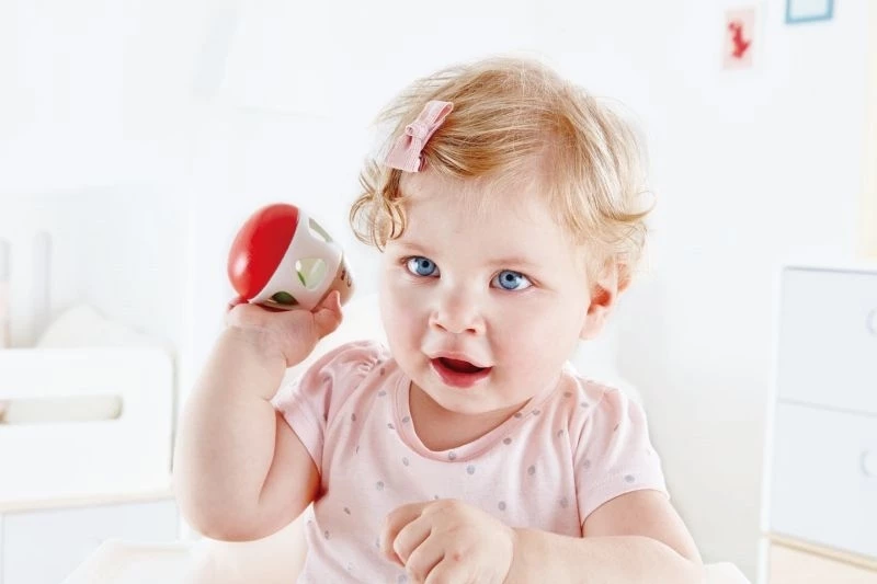 Ξυλινη Κουδουνιστρα Bell Rattle Hape Early Explorer - E0016