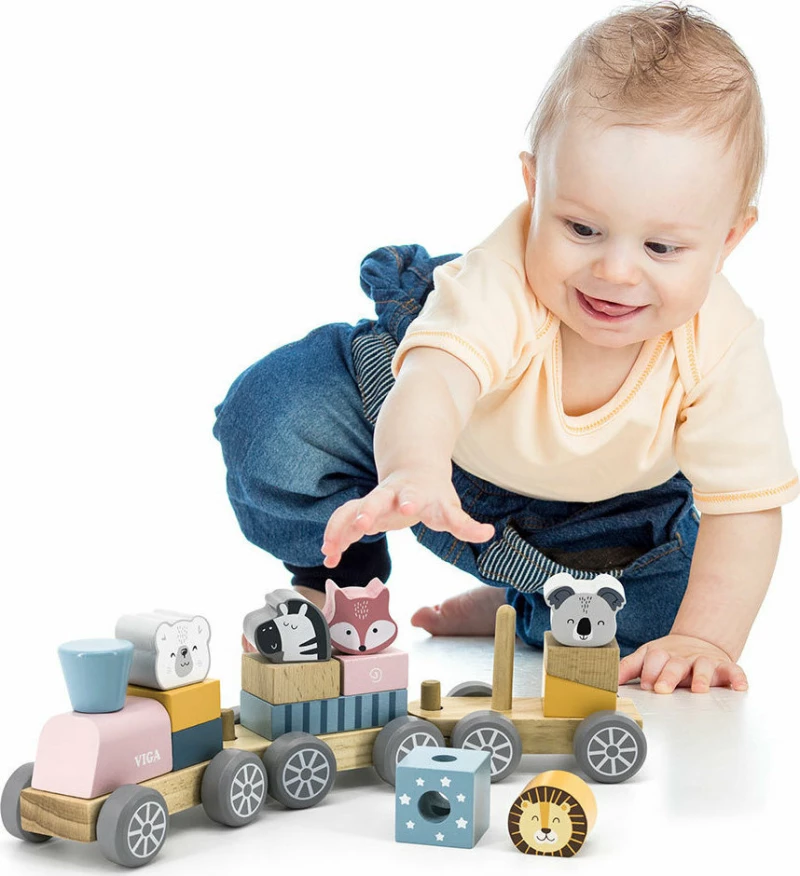 Viga Toys PolarB Stacking Train