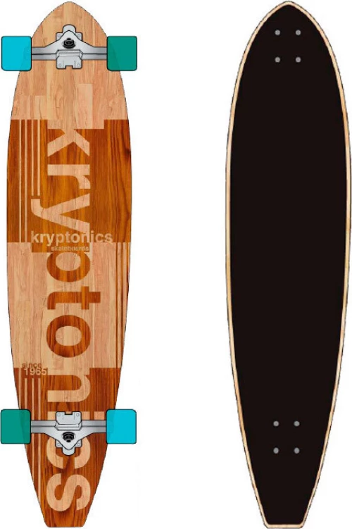 Kryptonics 40" - Block Tail Longboard "Tonal Plank"
