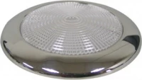 Eval Led Πλαφονιέρα Χαμηλού Προφίλ Ανοξείδωτη 132x10mm