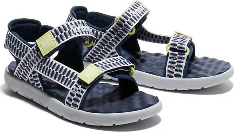 Timberland Παιδικά Πέδιλα Perkins Row Webbing με Σκρατς για Αγόρι Navy Μπλε