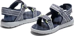 Timberland Παιδικά Πέδιλα Perkins Row Webbing με Σκρατς για Αγόρι Navy Μπλε