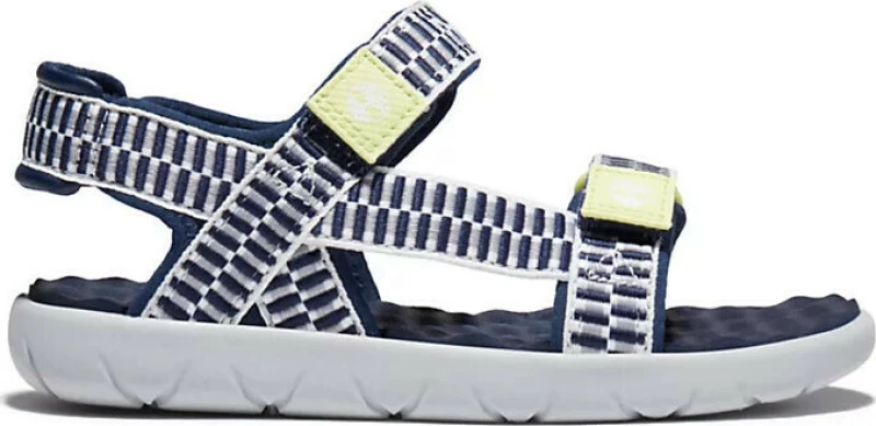 Timberland Παιδικά Πέδιλα Perkins Row Webbing με Σκρατς για Αγόρι Navy Μπλε