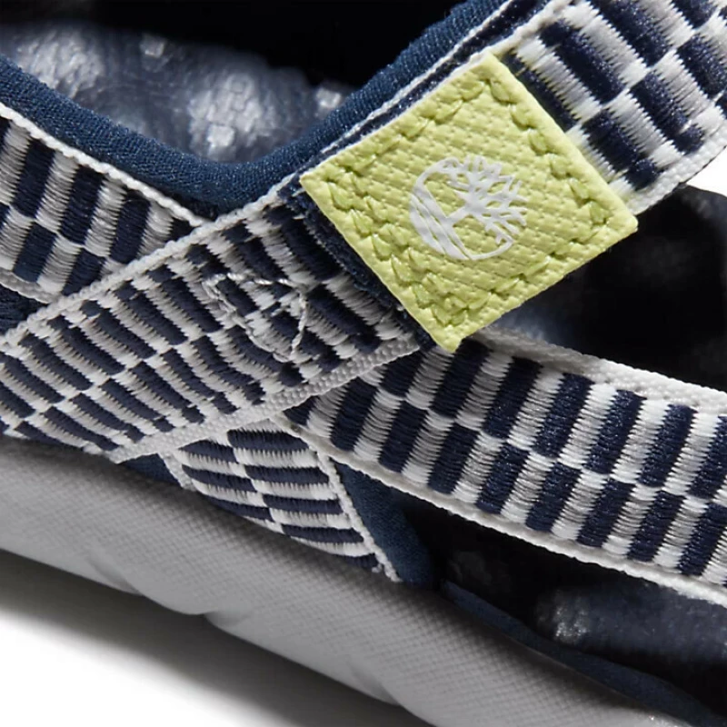 Timberland Παιδικά Πέδιλα Perkins Row Webbing με Σκρατς για Αγόρι Navy Μπλε